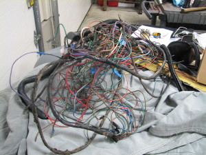 TR4A wiring harness