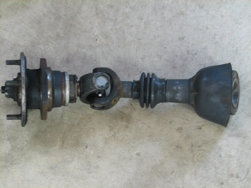 Rebuilt axle.