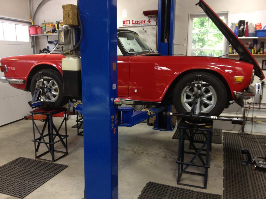 TR6 - all lined up.