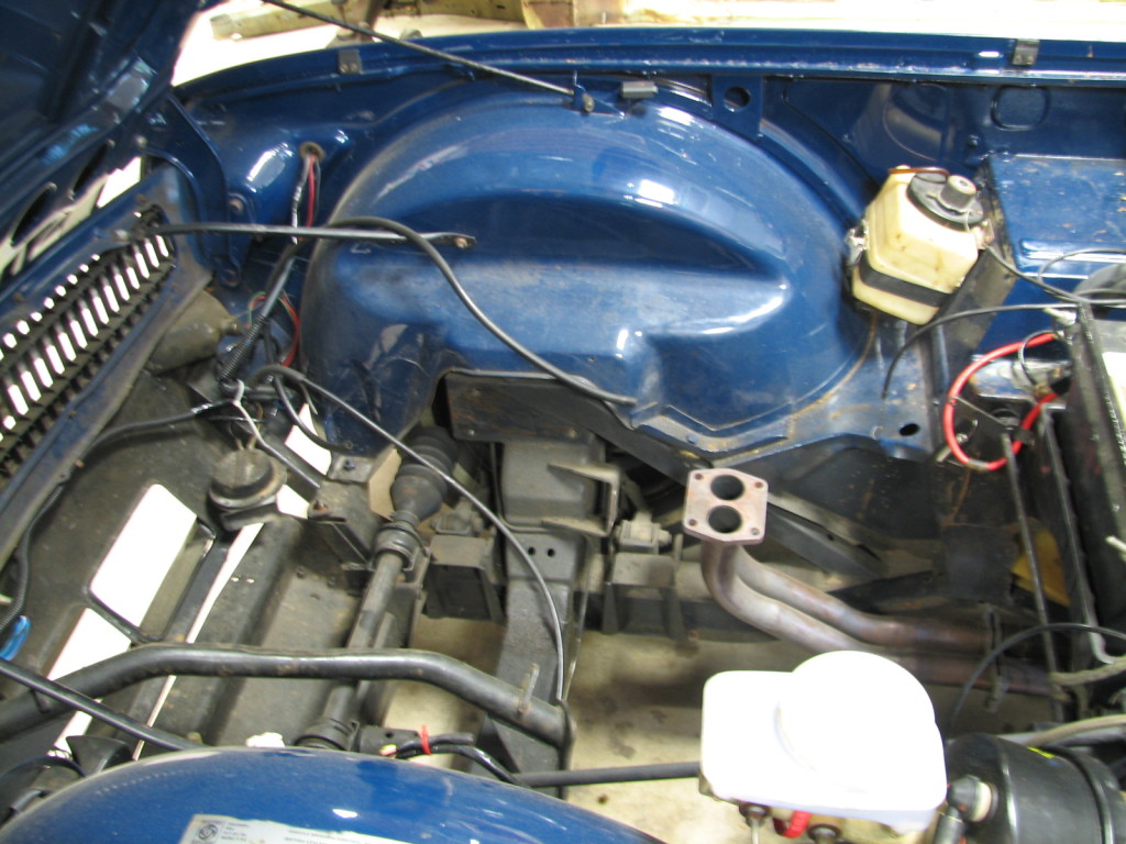 TR6 Engine Bay